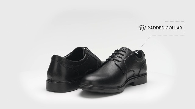 Amazon.com | HEEZ Mens Dress Shoes Black, Split Leather Oxford